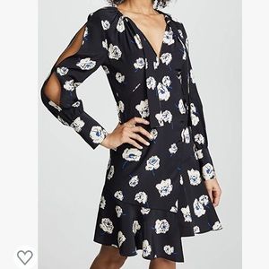 Derek lam 10 Crosby 100 % silk floral dress